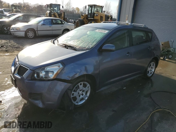 2009 Pontiac Vibe with VIN 5Y2SM67049Z452998, listed as a Copart auction lot 78538494 with 184,596 mi miles and Salvage Title. Bid and sale history available at carsss.com. Image 1.