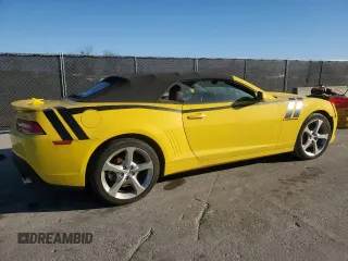 2015 Chevrolet Camaro LT with VIN 2G1FF3D35F9204105, listed as a Copart auction lot 45652085 with 140,247 mi miles and Clean Title. Bid and sale history available at carsss.com. Image 3.