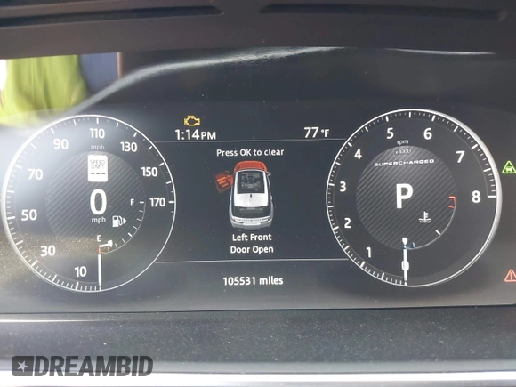 2017 Land Rover Range Rover Sport Autobiography с VIN SALWV2FE7HA142600, выставлен на аукционе IAAI как лот 41906617 с пробегом 105 531 миль миль и . История ставок и продаж доступна на DreamBid. Изображение 7.