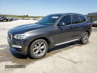 2021 BMW X3 sDrive30i with VIN 5UXTY3C01M9H69936, listed as a Copart auction lot 50405525 with 24,092 mi miles and Salvage Title. Bid and sale history available at carsss.com. Image 1.