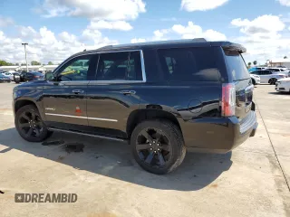 2017 GMC Yukon Denali with VIN 1GKS1CKJ8HR309594, listed as a Copart auction lot 73943684 with 0 mi miles and Salvage Title. Bid and sale history available at carsss.com. Image 2.