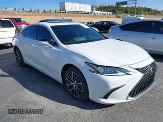 2023 Lexus ES with VIN 58ADA1C19PU036009, listed as a IAAI auction lot 41198635 with 42,074 mi miles. Bid and sale history available at carsss.com. Image 1.