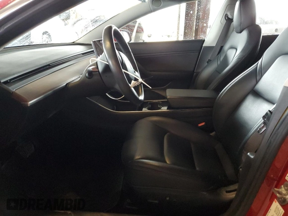 2018 Tesla Model 3 Long Range Battery z VIN 5YJ3E1EB3JF091637, wystawiony jako Copart lot #52127795 z przebiegiem 69 145 mil mil oraz Szkoda całkowita • Salvage title. Historia ofert i sprzedaży dostępna na DreamBid. Obrazek 7.