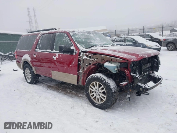 2014 Ford Expedition EL XLT with VIN 1FMJK1J5XEEF52397, listed as a IAAI auction lot 41314697 with 156,522 mi miles. Bid and sale history available at carsss.com. Image 1.