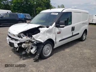 2022 Ram ProMaster City Cargo Tradesman z VIN ZFBHRFAB2N6Y19806, wystawiony jako Copart lot #58726545 z przebiegiem Nie podano mil oraz Szkoda całkowita • Salvage title. Historia ofert i sprzedaży dostępna na DreamBid. Obrazek 1.