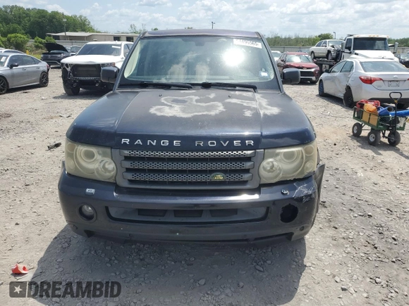 2008 Land Rover Range Rover Sport HSE with VIN SALSF254X8A135130, listed as a Copart auction lot 54496565 with 182,825 mi miles and Salvage Title. Bid and sale history available at DreamBid. Image 5.