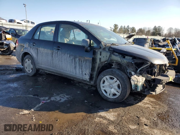 2009 Nissan Versa 1.8 S with VIN 3N1BC11E59L403040, listed as a Copart auction lot 42345715 with 193,671 mi miles and Salvage Title. Bid and sale history available at carsss.com. Image 4.