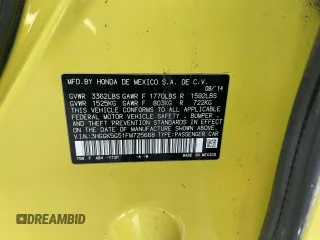 2015 Honda Fit LX with VIN 3HGGK5G51FM725668, listed as a Copart auction lot 87524975 with 152,940 mi miles and Clean Title. Bid and sale history available at carsss.com. Image 10.