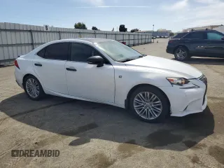 2015 Lexus IS 250 with VIN JTHCF1D26F5022849, listed as a Copart auction lot 57132835 with 130,162 mi miles and Salvage title. Bid and sale history available at DreamBid. Image 4.
