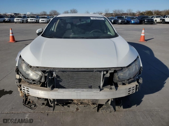 2017 Honda Civic Sedan LX with VIN 19XFC2F53HE002862, listed as a Copart auction lot 41876945 with 165,241 mi miles and Salvage Title. Bid and sale history available at carsss.com. Image 5.