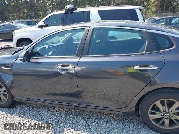 2016 Kia Optima LX Turbo with VIN 5XXGT4L10GG004351, listed as a IAAI auction lot 40053290 with 85,480 mi miles. Bid and sale history available at carsss.com. Image 14.