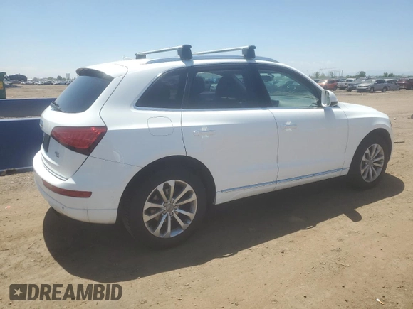 2015 Audi Q5 Premium Plus with VIN WA1LFAFP7FA055256, listed as a Copart auction lot 59611045 with 101,724 mi miles and Clean title. Bid and sale history available at DreamBid. Image 3.