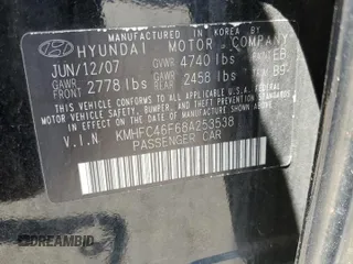 2008 Hyundai Azera Limited z VIN KMHFC46F68A253538, wystawiony jako Copart lot #57653055 z przebiegiem 63 876 mil mil oraz Szkody całkowita. Historia ofert i sprzedaży dostępna na DreamBid. Obrazek 12.