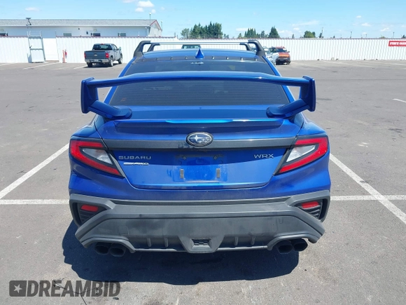 2022 Subaru WRX Premium with VIN JF1VBAF68N9027974, listed as a IAAI auction lot 42643496 with 46,734 mi miles and . Bid and sale history available at DreamBid. Image 16.