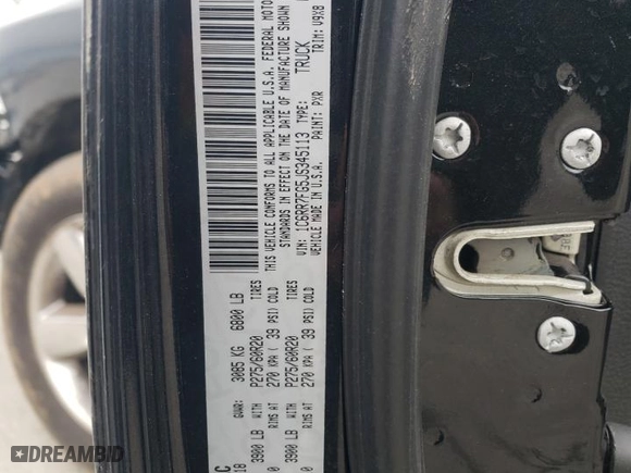 2018 Ram 1500 Express with VIN 1C6RR7FG5JS345113, listed as a Copart auction lot 44322975 with 102,989 mi miles and Salvage Title. Bid and sale history available at carsss.com. Image 13.