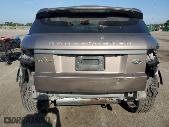 2015 Land Rover Range Rover Evoque Pure Plus with VIN SALVP2BG5FH012672, listed as a Copart auction lot 63249055 with 122,693 mi miles and Salvage title. Bid and sale history available at DreamBid. Image 6.