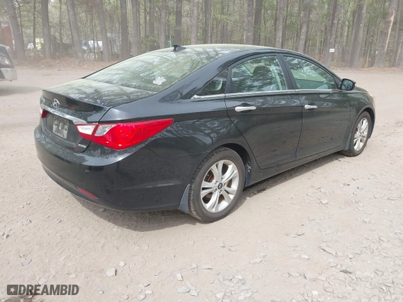 2013 Hyundai Sonata SE with VIN 5NPEC4AC9DH807963, listed as a IAAI auction lot 41971858 with 117,037 mi miles. Bid and sale history available at carsss.com. Image 4.