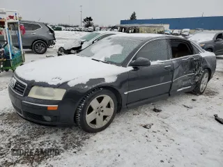 2005 Audi A8 L with VIN WAUML44E05N014638, listed as a Copart auction lot 42141715 with 153,216 mi miles and Clean Title. Bid and sale history available at carsss.com. Image 1.