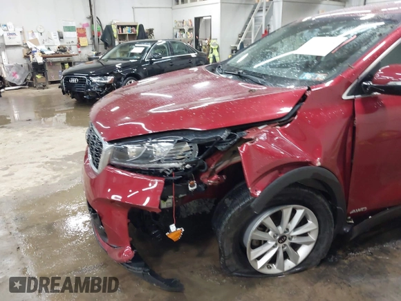 2020 Kia Sorento LX with VIN 5XYPGDA34LG680929, listed as a IAAI auction lot 42016179 with 34,733 mi miles and . Bid and sale history available at carsss.com. Image 17.