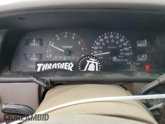 1995 Toyota T100 SR5 with VIN JT4VD12FXS0012757, listed as a Copart auction lot 43280635 with 169,283 mi miles and Salvage Title. Bid and sale history available at DreamBid. Image 9.