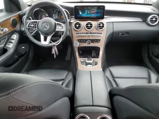2019 Mercedes-Benz C 300 with VIN WDDWF8DBXKR458622, listed as a Copart auction lot 49896715 with 77,711 mi miles and Salvage Title. Bid and sale history available at DreamBid. Image 8.