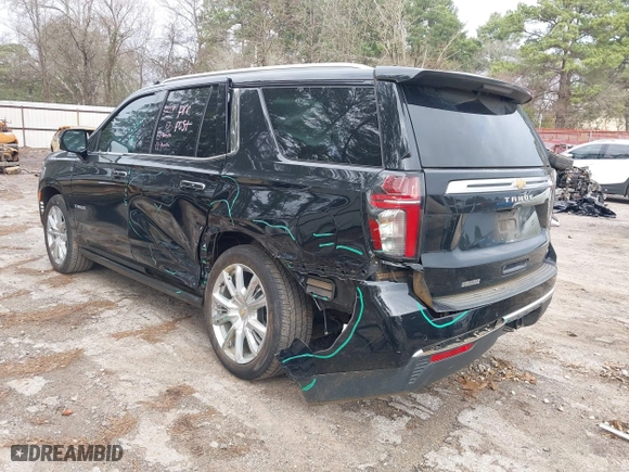 2023 Chevrolet Tahoe High Country with VIN 1GNSKTKT8PR441562, listed as a IAAI auction lot 41544253 with 24,453 mi miles. Bid and sale history available at carsss.com. Image 3.