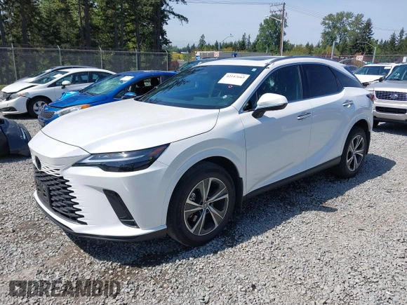 2024 Lexus RX 350 with VIN 2T2BAMCA1RC043570, listed as a IAAI auction lot 42147663 with 12,939 mi miles and . Bid and sale history available at DreamBid. Image 17.