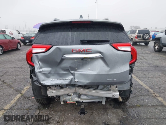 2023 GMC Terrain SLT with VIN 3GKALVEG4PL272230, listed as a IAAI auction lot 41896578 with 21,009 mi miles and . Bid and sale history available at carsss.com. Image 6.