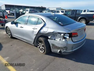 2015 Acura TLX V6 Tech with VIN 19UUB2F51FA017999, listed as a IAAI auction lot 41451757 with 123,619 mi miles. Bid and sale history available at carsss.com. Image 3.