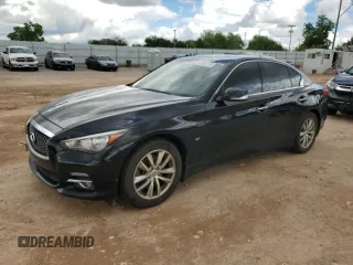 2014 Infiniti Q50 Premium z VIN JN1BV7AR3EM703031, wystawiony jako Copart lot #56246115 z przebiegiem 118 940 mil mil oraz Czysty tytuł • Clean title. Historia ofert i sprzedaży dostępna na DreamBid. Obrazek 1.