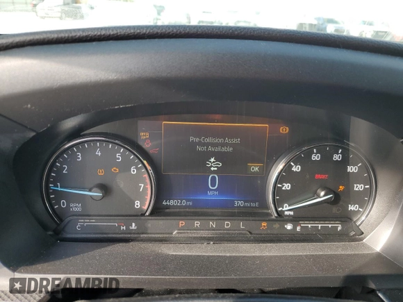 2022 Ford Explorer ST-Line with VIN 1FMSK7KH1NGA28334, listed as a Copart auction lot 75318684 with 44,802 mi miles and Salvage Title. Bid and sale history available at carsss.com. Image 9.