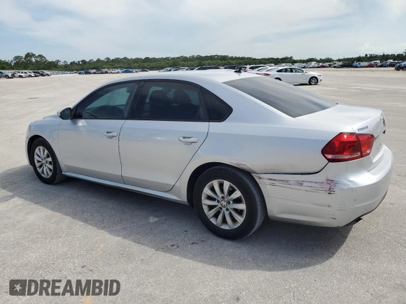 2012 Volkswagen Passat S with VIN 1VWAP7A37CC033613, listed as a Copart auction lot 63634505 with 398,735 mi miles and Salvage title. Bid and sale history available at DreamBid. Image 2.