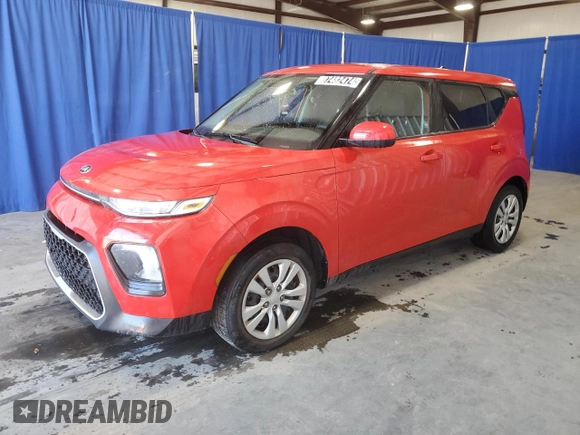 2020 Kia Soul LX with VIN KNDJ23AU9L7120909, listed as a Copart auction lot 87482474 with 54,193 mi miles and Clean Title. Bid and sale history available at carsss.com. Image 1.