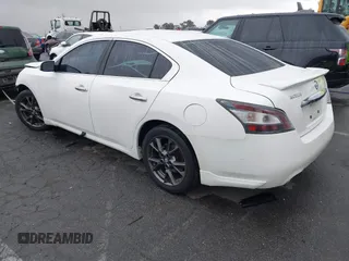 2014 Nissan Maxima S with VIN 1N4AA5AP6EC453903, listed as a IAAI auction lot 41194551 with 75,126 mi miles and . Bid and sale history available at DreamBid. Image 3.