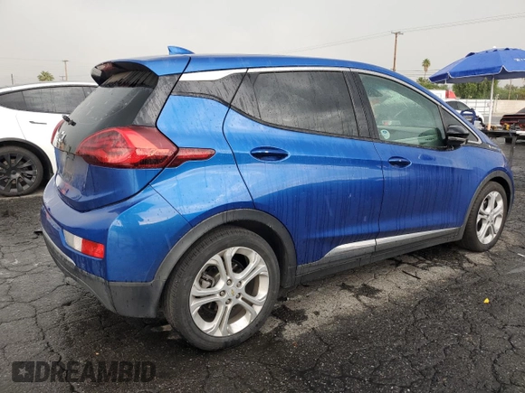 2019 Chevrolet Bolt EV LT with VIN 1G1FY6S08K4111029, listed as a Copart auction lot 59609955 with 97,312 mi miles and Clean title. Bid and sale history available at DreamBid. Image 3.