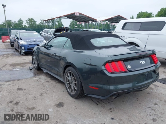 2015 Ford Mustang EcoBoost Premium with VIN 1FATP8UH0F5392745, listed as a IAAI auction lot 42268895 with 97,366 mi miles and . Bid and sale history available at DreamBid. Image 3.