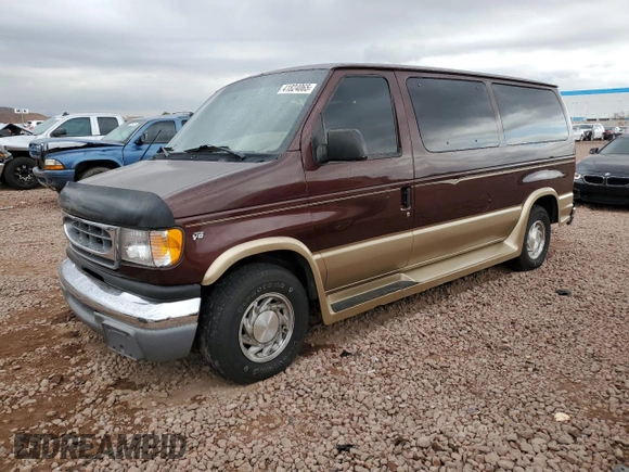 2000 Ford Econoline Cargo Recreational with VIN 1FDRE14LXYHA39870, listed as a Copart auction lot 41824065 with 112,028 mi miles and Salvage title. Bid and sale history available at DreamBid. Image 1.