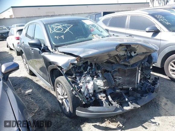 2020 Mazda CX-5 Grand Touring with VIN JM3KFADM7L0766278, listed as a IAAI auction lot 41297902 with 1 mi miles. Bid and sale history available at carsss.com. Image 1.