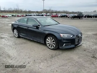 2018 Audi A5 Sportback Premium Plus with VIN WAUBNCF58JA040012, listed as a Copart auction lot 53456135 with 157,627 mi miles and Salvage Title. Bid and sale history available at carsss.com. Image 13.