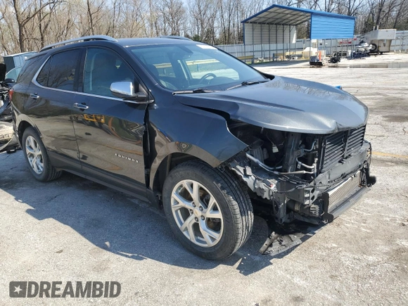 2018 Chevrolet Equinox Premier with VIN 2GNAXMEV4J6299309, listed as a Copart auction lot 50595655 with 137,602 mi miles and Salvage Title. Bid and sale history available at carsss.com. Image 4.