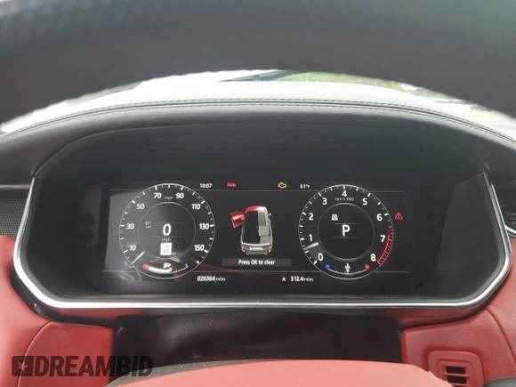 2019 Land Rover Range Rover Sport HSE Dynamic with VIN SALWV2SV1KA416225, listed as a Copart auction lot 56634915 with 26,364 mi miles and Clean Title. Bid and sale history available at DreamBid. Image 9.