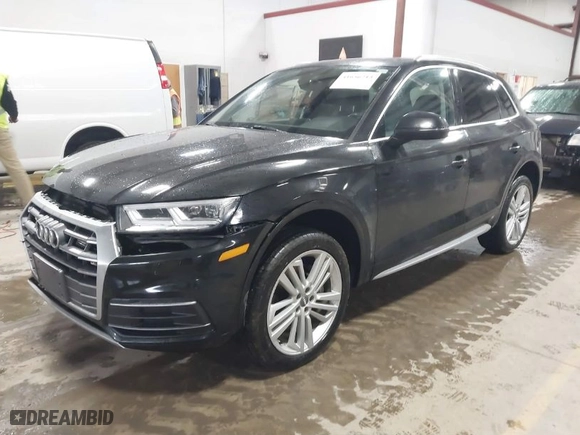 2018 Audi Q5 Premium Plus with VIN WA1BNAFY9J2010653, listed as a IAAI auction lot 41656213 with 133,672 mi miles. Bid and sale history available at carsss.com. Image 2.