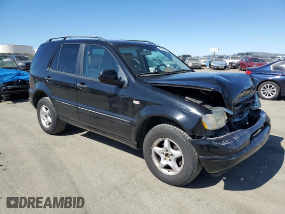 2001 Mercedes-Benz M 320/430/500 with VIN 4JGAB54E41A280868, listed as a Copart auction lot 47829955 with 111,475 mi miles and Salvage title. Bid and sale history available at DreamBid. Image 4.