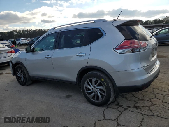 2015 Nissan Rogue SL with VIN 5N1AT2MT7FC865949, listed as a Copart auction lot 46632335 with 165,981 mi miles and Salvage Title. Bid and sale history available at carsss.com. Image 2.