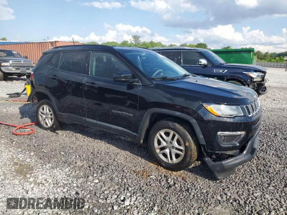 2018 Jeep Compass Sport с VIN 3C4NJCAB5JT335280, выставлен на аукционе Copart как лот 54524935 с пробегом 104 436 миль миль и Списание • Salvage title. История ставок и продаж доступна на DreamBid. Изображение 4.
