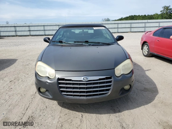 2004 Chrysler Sebring LXi with VIN 1C3EL55R24N239578, listed as a Copart auction lot 57205574 with 141,539 mi miles and Salvage Title. Bid and sale history available at carsss.com. Image 5.