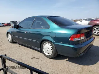 1997 Honda Civic DX with VIN 1HGEJ6126VL110659, listed as a Copart auction lot 49435455 with 150,808 mi miles and Salvage Title. Bid and sale history available at carsss.com. Image 2.