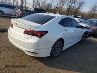 2015 Acura TLX V6 Advance with VIN 19UUB3F73FA003013, listed as a Copart auction lot 48968085 with 122,360 mi miles and Salvage Title. Bid and sale history available at carsss.com. Image 3.