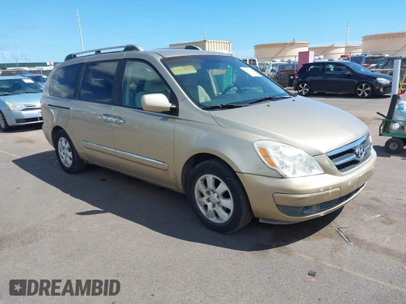 2007 Hyundai Entourage GLS z VIN KNDMC233976032785, wystawiony jako IAAI lot #41871330 z przebiegiem 134 886 mil mil oraz . Historia ofert i sprzedaży dostępna na DreamBid. Obrazek 1.