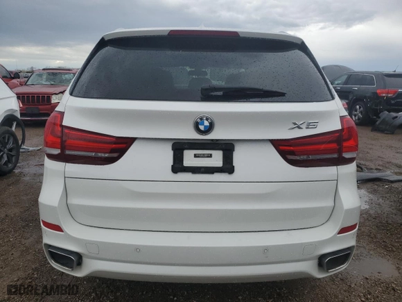 2015 BMW X5 xDrive35d with VIN 5UXKS4C50F0N09255, listed as a Copart auction lot 53791945 with 150,727 mi miles and Clean Title. Bid and sale history available at carsss.com. Image 6.